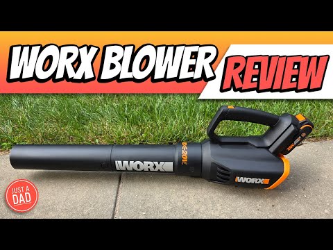 WORX Cordless Leaf Blower 20V REVIEW - Extremely! Light Weight