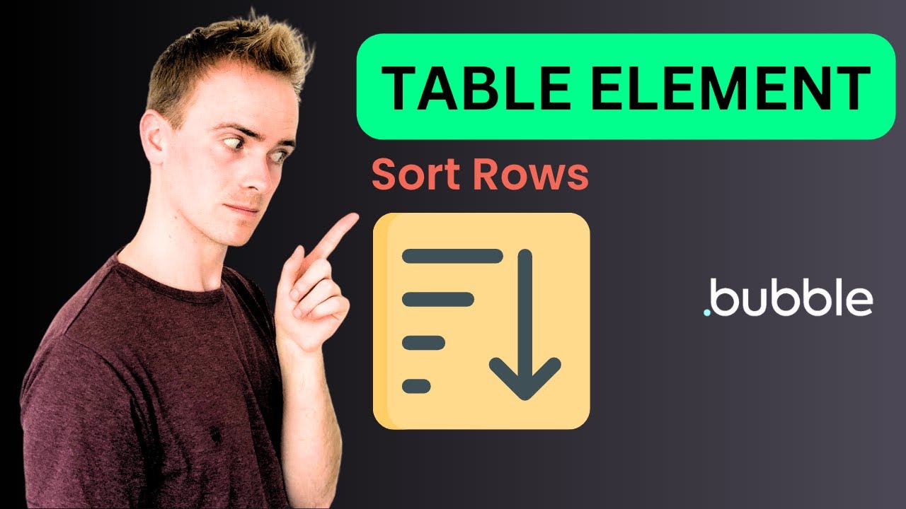 Bubble table element - Sort by column thumbnail