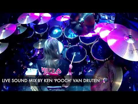 DRUM CAM • Nicko McBrain - Stranger In A Strange Land (Code Drums Heads)