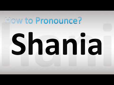 How to Pronounce Shania