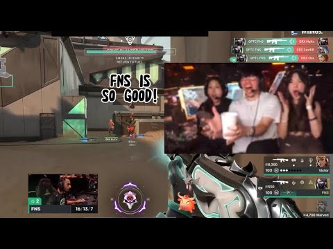 OfflineTV & Friends react to Lower Final DRX vs Optic (Map 1-Bind) | Valorant Champions Istanbul
