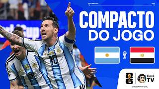 COMPACTO: ARGENTINA X EGITO | COPA DO MUNDO FIFA™ 2026 | OITAVAS DE FINAL