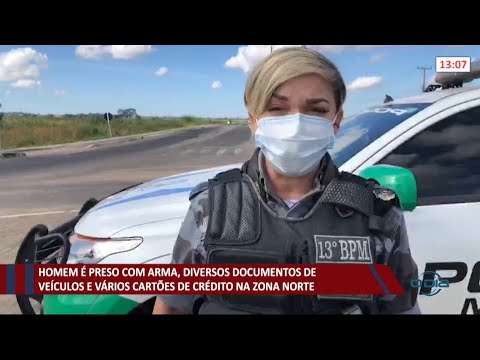 Homem é preso com arma e diversos documentos de veículos e cartões de crédito 07 06 2021