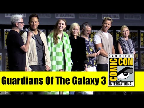 GUARDIANS OF THE GALAXY 3 | Marvel Comic Con 2022 Panel (Chris Pratt, Karen Gillan, Will Poulter)