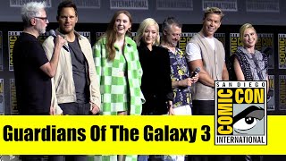 GUARDIANS OF THE GALAXY 3 | Marvel Comic Con 2022 Panel (Chris Pratt, Karen Gillan, Will Poulter) video