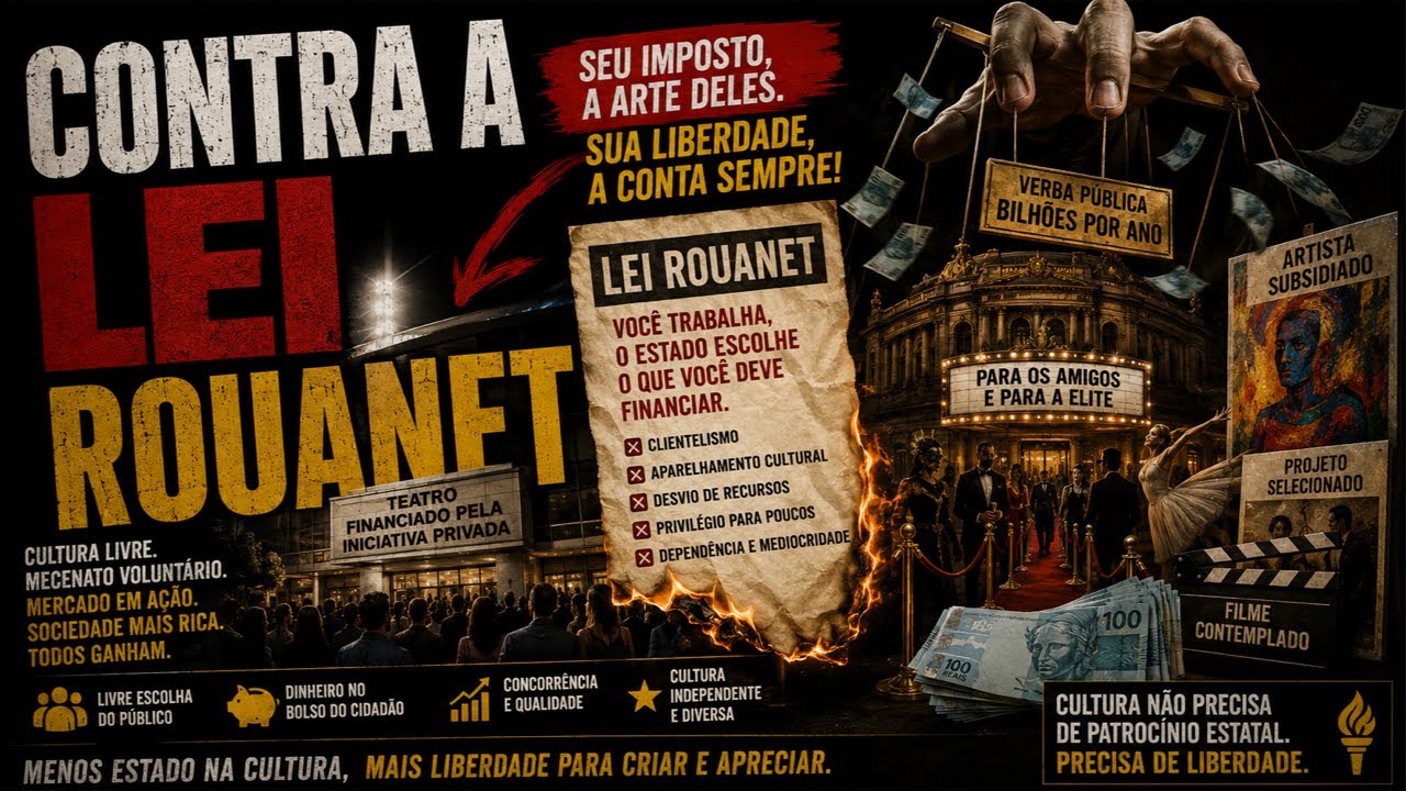 A Lei Rouanet alimenta o Estado à custa da boa arte
