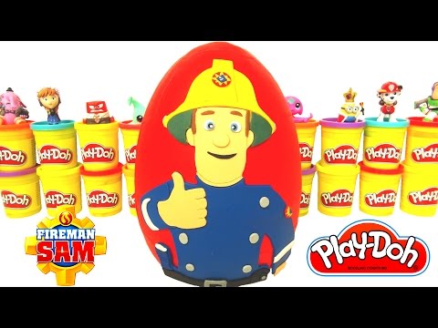 İtfaiyeci Sam Sürpriz Yumurta Oyun Hamuru - İtfaiyeci Sam Oyuncakları Lego Fashems