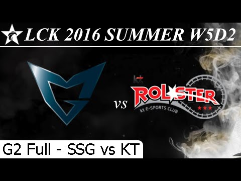 SSG vs KT Game 2 Full + Damage 21/06/2016 - LCK Summer 2016 W5D2M2 Samsung Galaxy vs KT Rolster