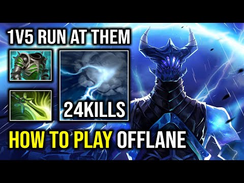 How to Play Razor As an Offlane with 1v5 Max Absorb DMG Butterfly Run At Them Dota 2