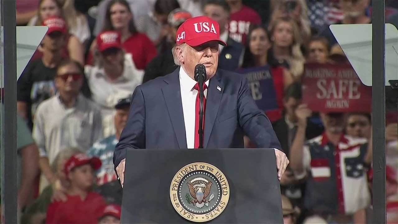 At Trump rally, he pushes Republican midterm support. 'Pretend I'm on the ballot just one more time'
