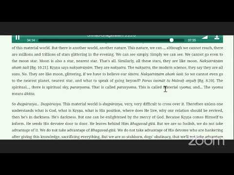 Śrīmad-Bhāgavatam 3.25.8 by Srila Prabhupada