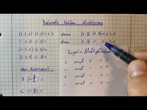 Rationale Zahlen Dividieren