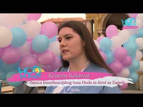 Hod za život, Zagreb, 14. 5. 2022. Izjava - Kristina Kolovrat