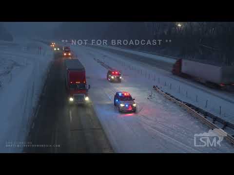 12-22-2022 St. Joseph, Michigan - Blizzard Begins-Big Waves-Accidents-Strong Winds-Low Visibility