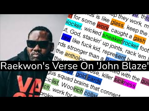 Raekwon On 'John Blaze'┃Rhymes Highlighted, Lyrics