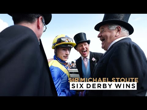SIR MICHAEL STOUTE'S SIX EPSOM DERBY WINS - FROM SHERGAR TO DESERT CROWN
