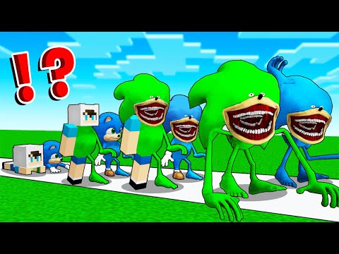 ENES VE BEBEK SONİC YAŞAMI SHİN SONİĞE EVRİMLEŞİYOR ⚠️ Minecraft