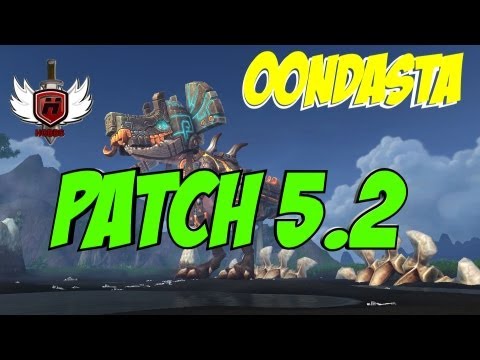 Hobbs Vs Oondasta Patch 5.2 Mechanics Isle of Giants - Ptr MoP Mists of Pandaria Wow Warcraft