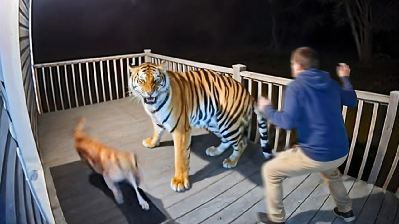 Wilde Tiere dringen in Städte ein und werden dabei gefilmt