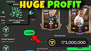 100+ Million Coins Profit 🤑 | How to Claim Free FC POINTS