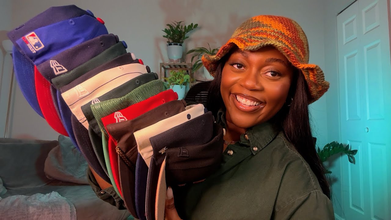 ASMR | Whispering While Showing My Hat Collection 🧢✨