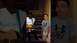 Boy sings with an amazing voice!  I See Fire by Ed SheeranCover