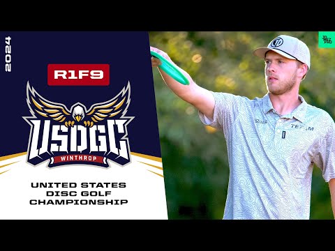 2024 United States Disc Golf Championship | MPO R1F9 | Dickerson, Klein, Robinson, Mäkelä | JomezPro