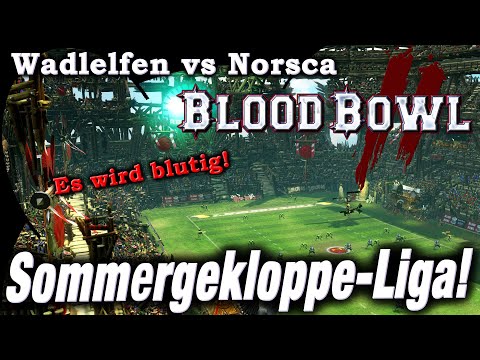 Es wird blutig! Norsca  vs Waldelfen Blood Bowl 2 reaper vs blackpanther