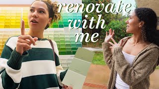 Starting Home Renovations!🏠 flooring, paint, packing & more