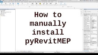 How to : manually install pyRevitMEP