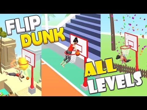 Flip Dunk Walkthrough ALL LEVELS - YouTube