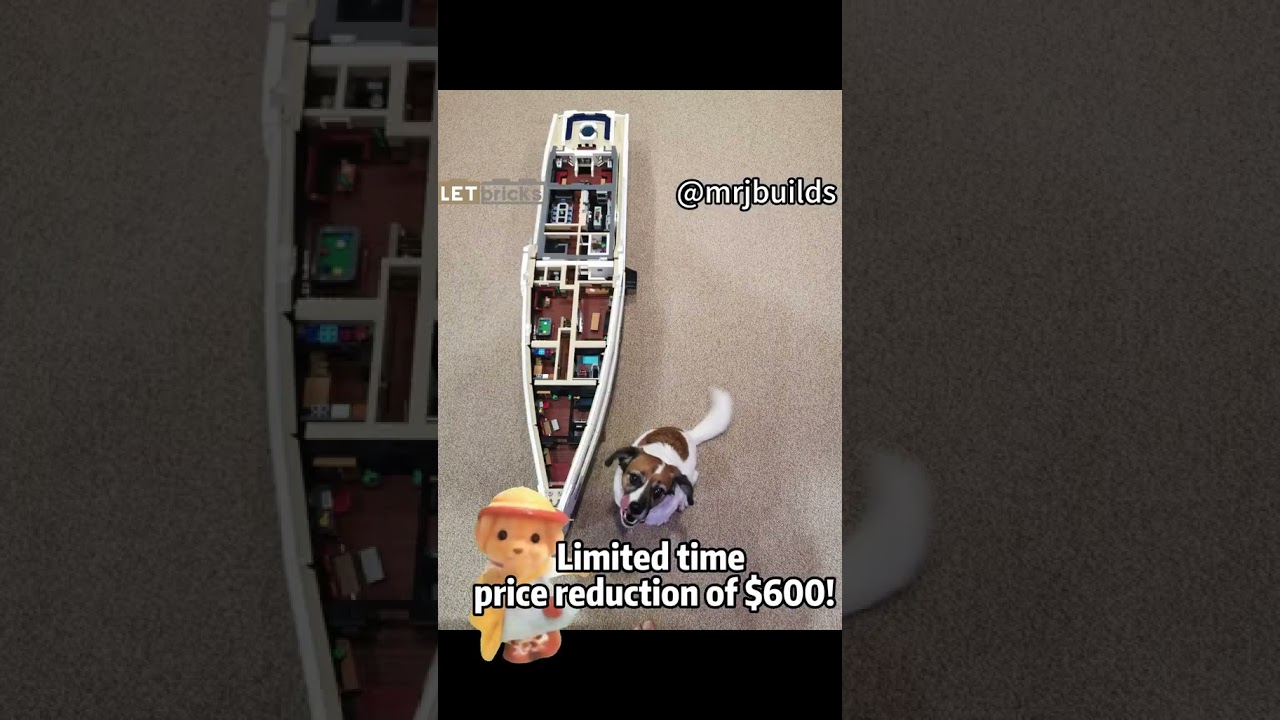 MOC230069 138 Scale Ultra MEGA Yacht Building Blocks 47836PCS