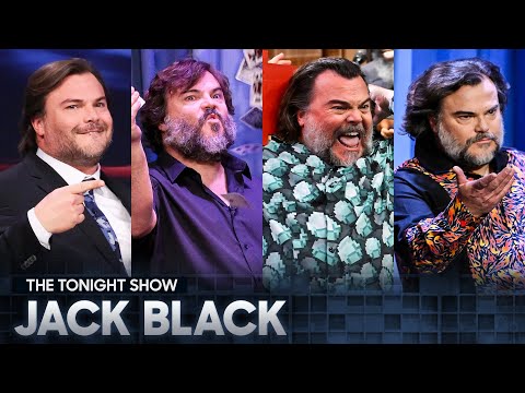Jack Black's Hilarious Tonight Show Entrances | The Tonight Show Starring Jimmy Fallon