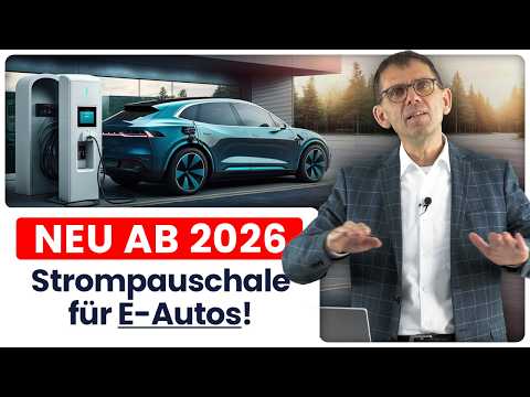 🔌New flat-rate electricity price for electric vehicles from 2026!⚠️The Federal Ministry of Financ...