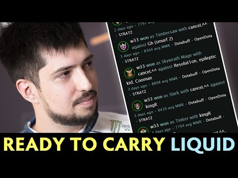 w33 ready to CARRY ex-Liquid — 10 WINSTREAK in MMR