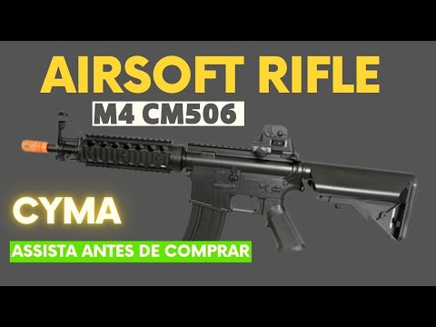 AIRSOFT M4 CM506 VALE A PENA COMPRAR #review  #unboxing #airsoft #rifle