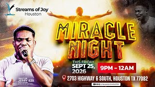 MIRACLE NIGHT| PASTOR GT PENDER| SEPTEMBER 25, 2026