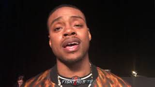 ERROL SPENCE "BRONER GOTTA LET HIS HANDS GO! STAY OFF THE ROPES & STAY FOCUSED"