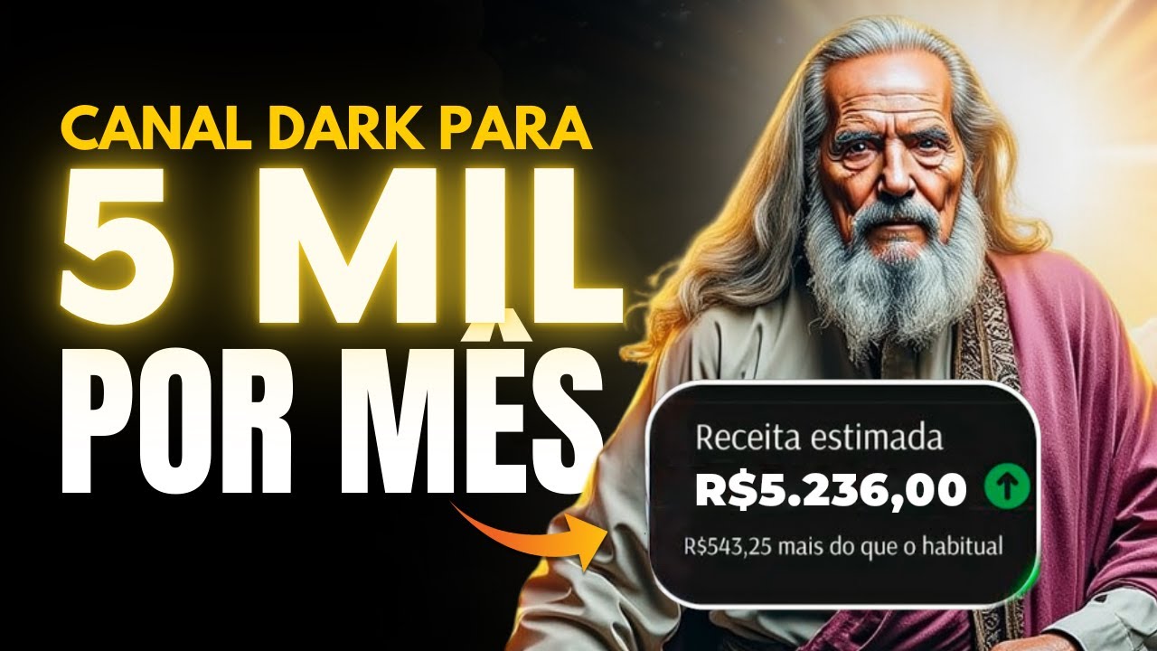 (INÉDITO) COMO FAZER R$5.000 POR MÊS COM CANAL DARK