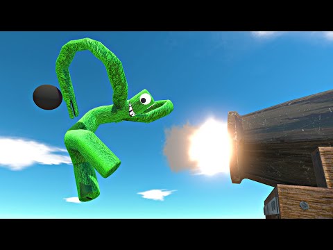 Monsters vs Cannon Trap on Small Bridge - Animal Revolt Battle Simulator