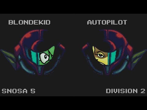 SNOSA 5 - Blondekid (Yoshi) Vs. Autopilot (Fox) Super Smash Bros. Division 2
