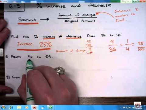Lesson 6 5 Percent Increase And Decrease