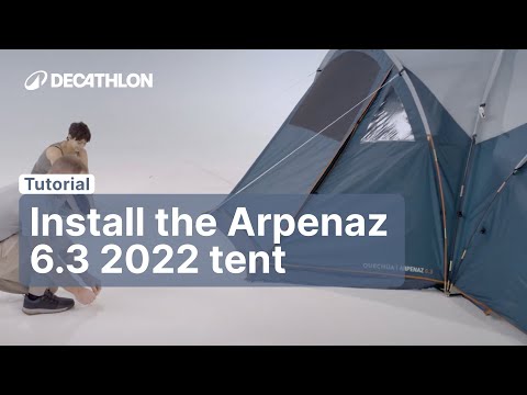 TUTORIAL - How to install the ARPENAZ 6.3 2022 tent ? | Decathlon_QUECHUA