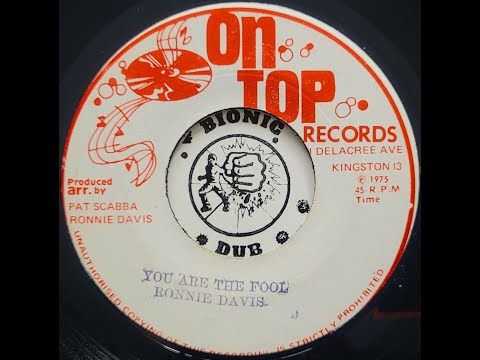 RONNIE DAVIS - You Are The Fool