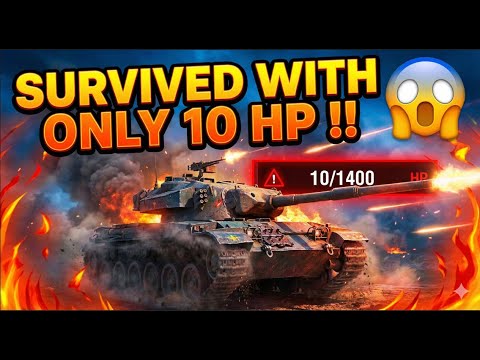 Surviving on 10 HP! 😱 Strv 81 Kämpe Insane Comeback | MixSplash