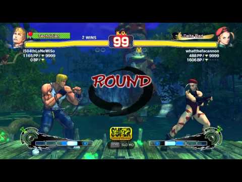 SSF4 AE: i504thLoNeWiSo (Cody) vs whatthefacannon (Cammy)