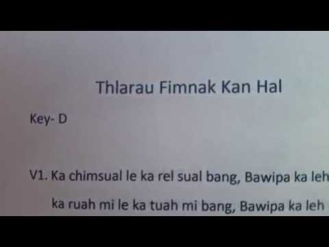 Thlarau Fimnak Kan Hal - Sarah - karaoke