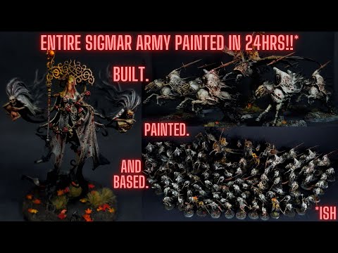 SCARIEST Warhammer Army in the World? Speed Painted in 24hrs!