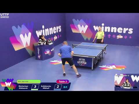 WINners CUP table 2  02.01 Shcherban Aleksandr - Kulishenko Mikhail 09:30