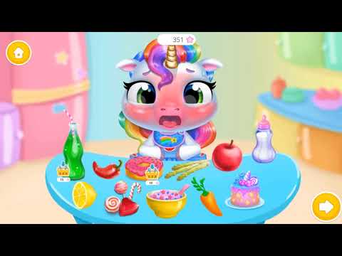 Fun Newborn Pony Care Kids Game   My Baby Unicorn   Cute Pet Care & Xmas Makeover Games By TutoTOONS